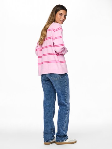PIECES Pullover in Lila
