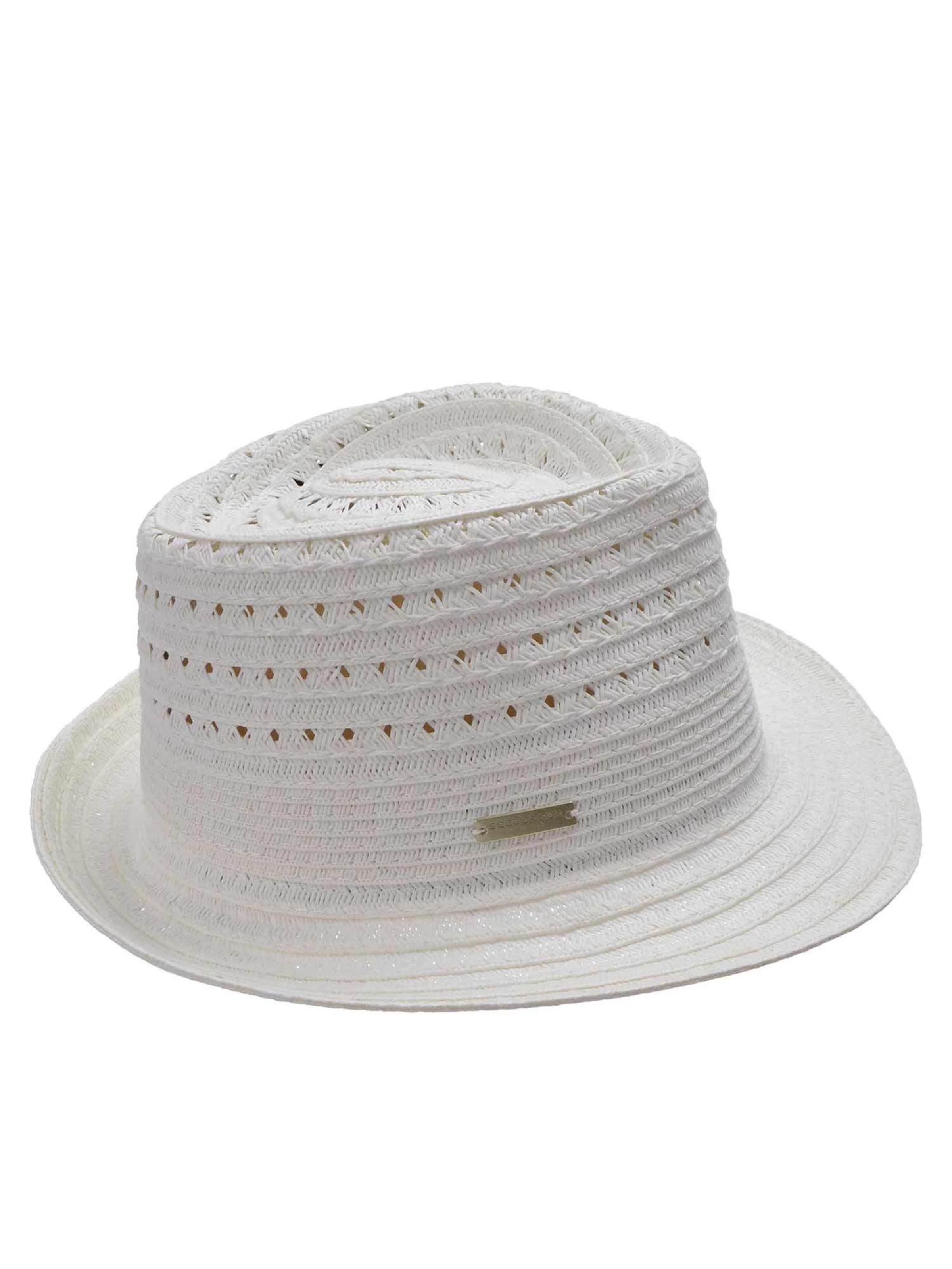 Seeberger Hat 'Hut' in White: front