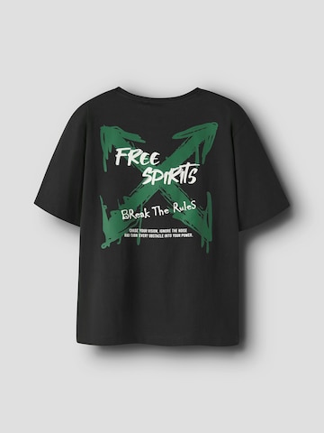 NAME IT Shirt 'NKMKEMUEL' in Black