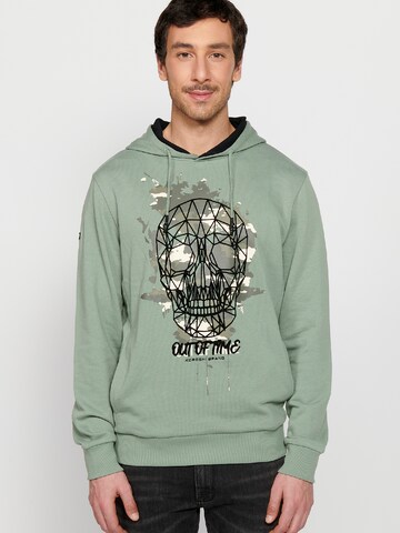 Sweat-shirt KOROSHI en vert : devant