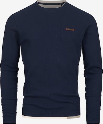 INDICODE JEANS Shirt ' Sigfinn ' in Blau: Vorderseite