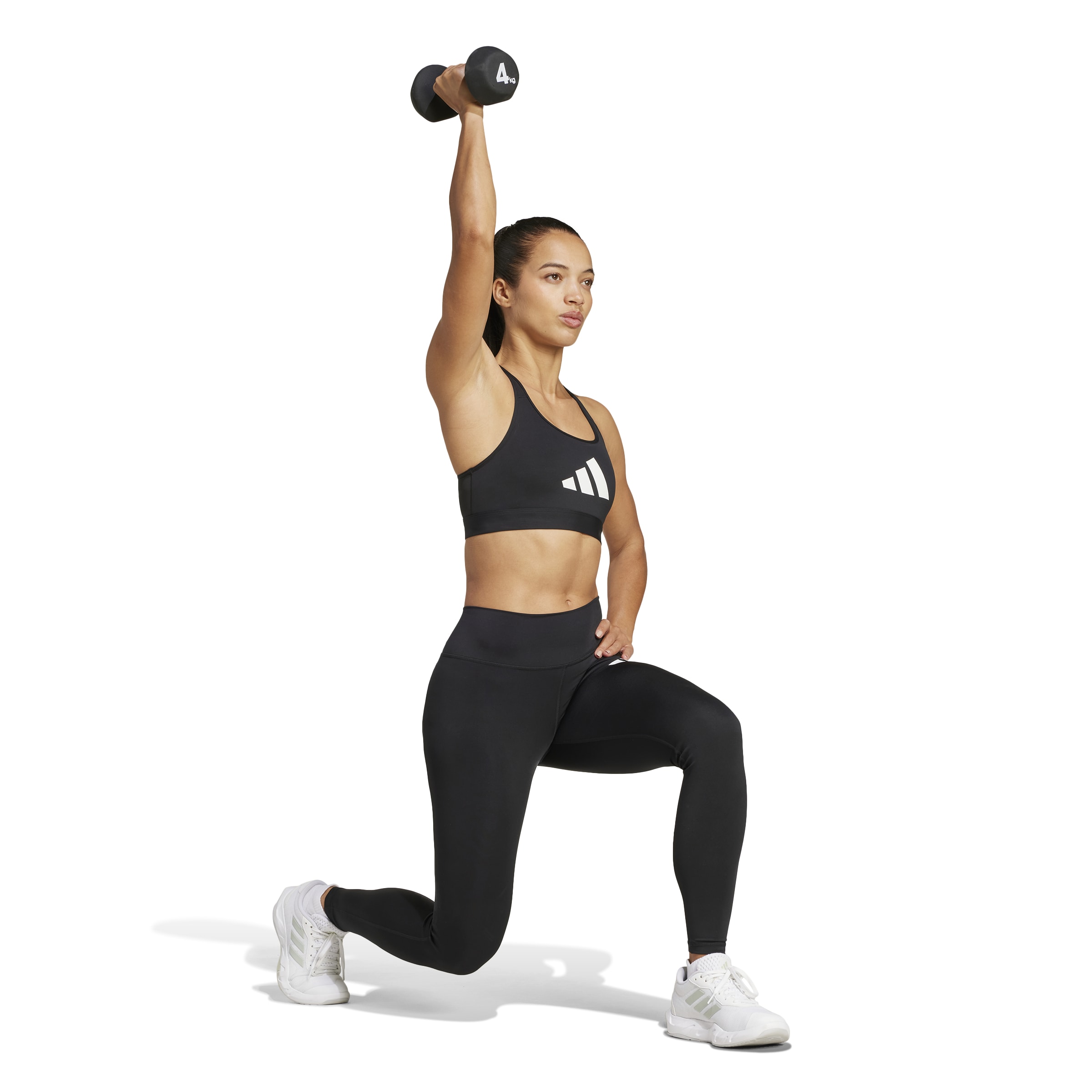 Bustieră Sutien sport 'POWER REACT' de la ADIDAS PERFORMANCE pe negru