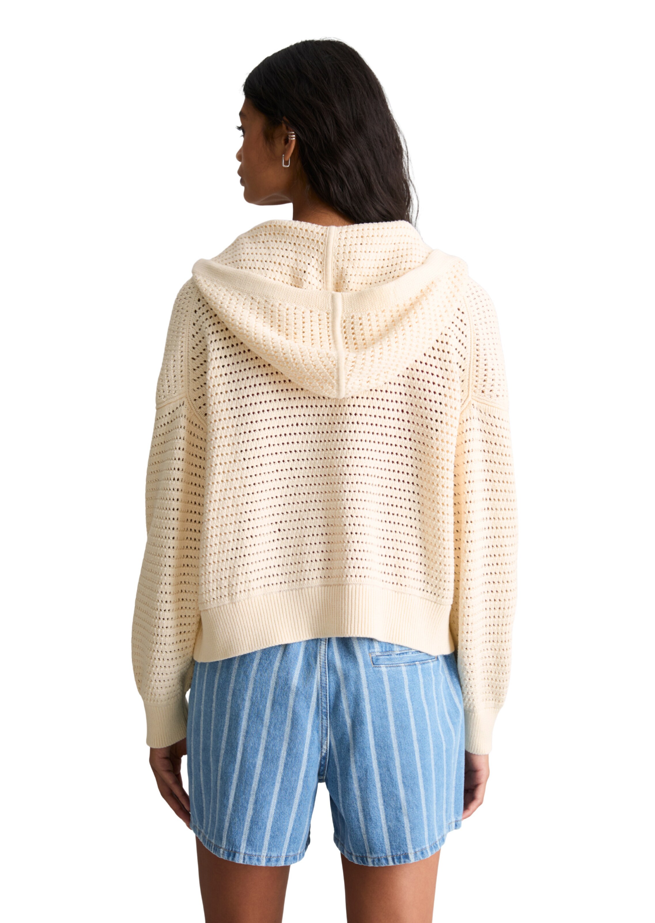 Cardigan Marc O'Polo DENIM en blanc