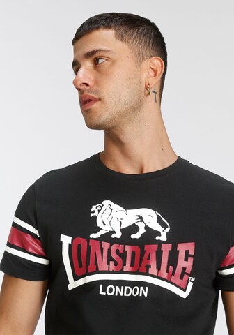 LONSDALE Tričko - Čierna