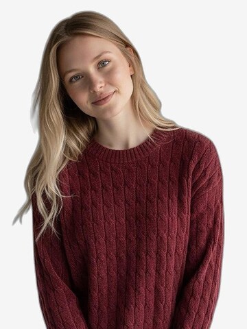 Pull-over Fresh Flower en rouge : devant