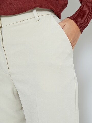 Wide Leg Pantalon à plis 'Livina' minus en beige