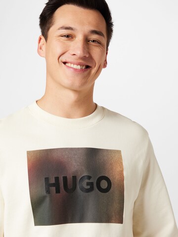 HUGO Red Sweatshirt in White