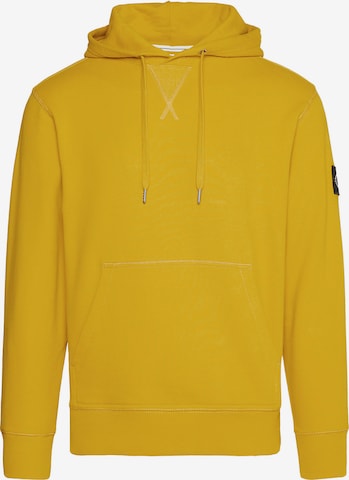 Calvin Klein Jeans Sweatshirt in Yellow: front