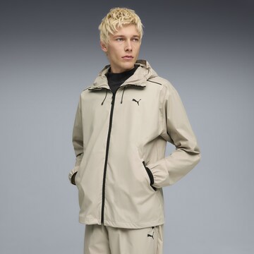 PUMA Training jacket 'Pumatech' in Beige: front