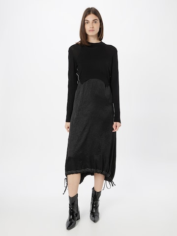 AllSaints - Vestido 'BEE' en negro: frente