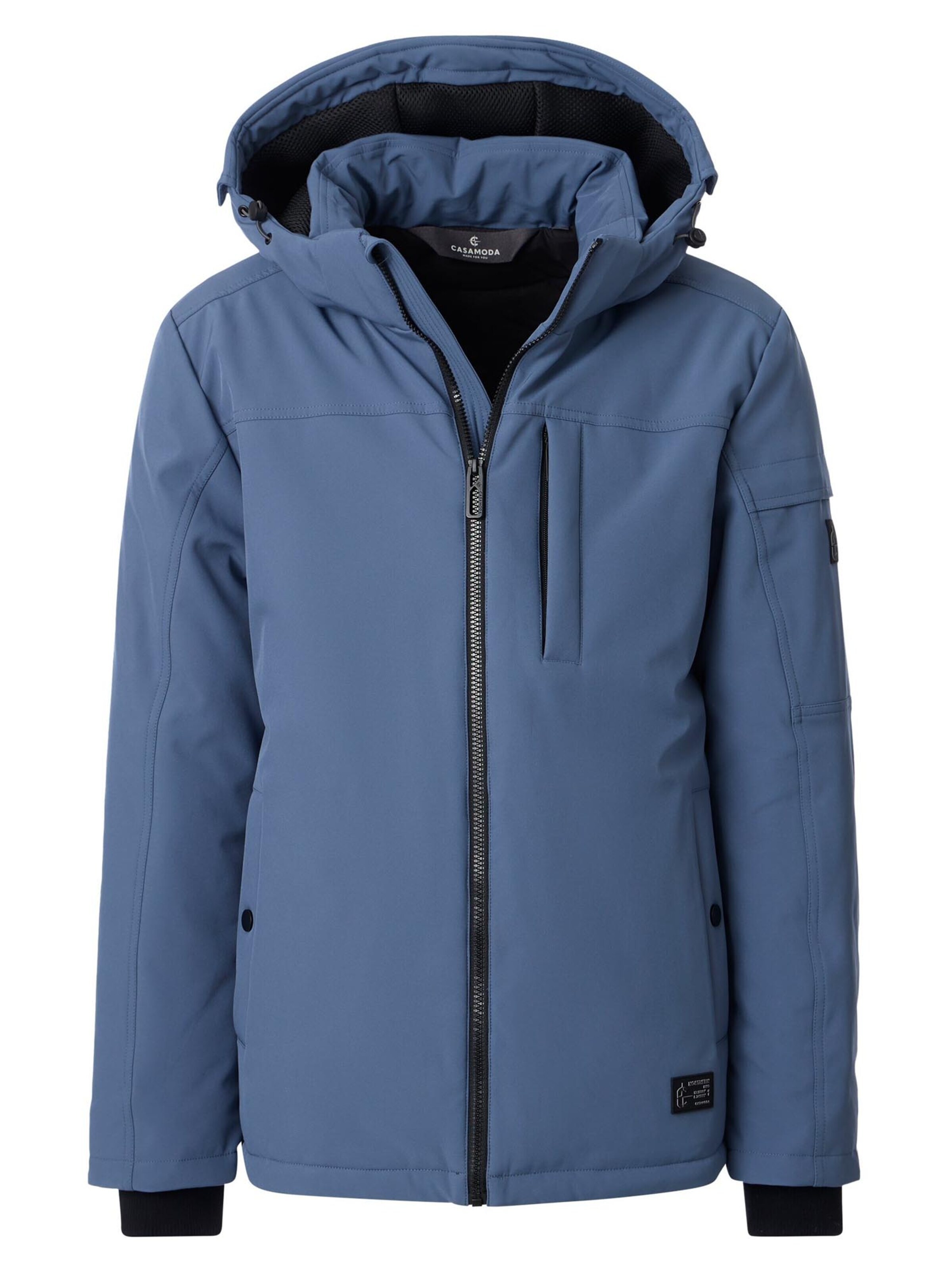 CASAMODA Winter jacket 'Basic' in Blue: front