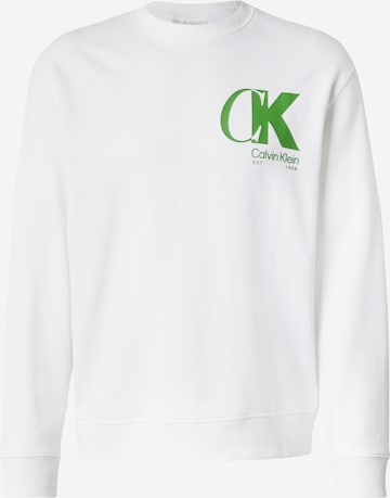 Calvin Klein Свитшот в Белый: спереди