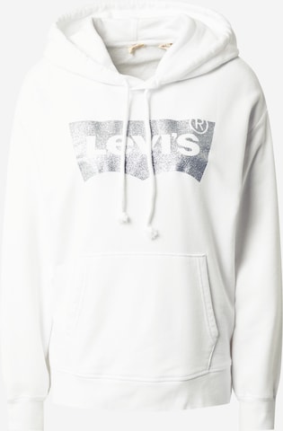 LEVI'S ® Sweatshirt 'Graphic Standard Hoodie' in Wit: voorkant