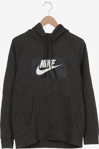 NIKE Sweatshirt & Zip-Up Hoodie in M in Green: front