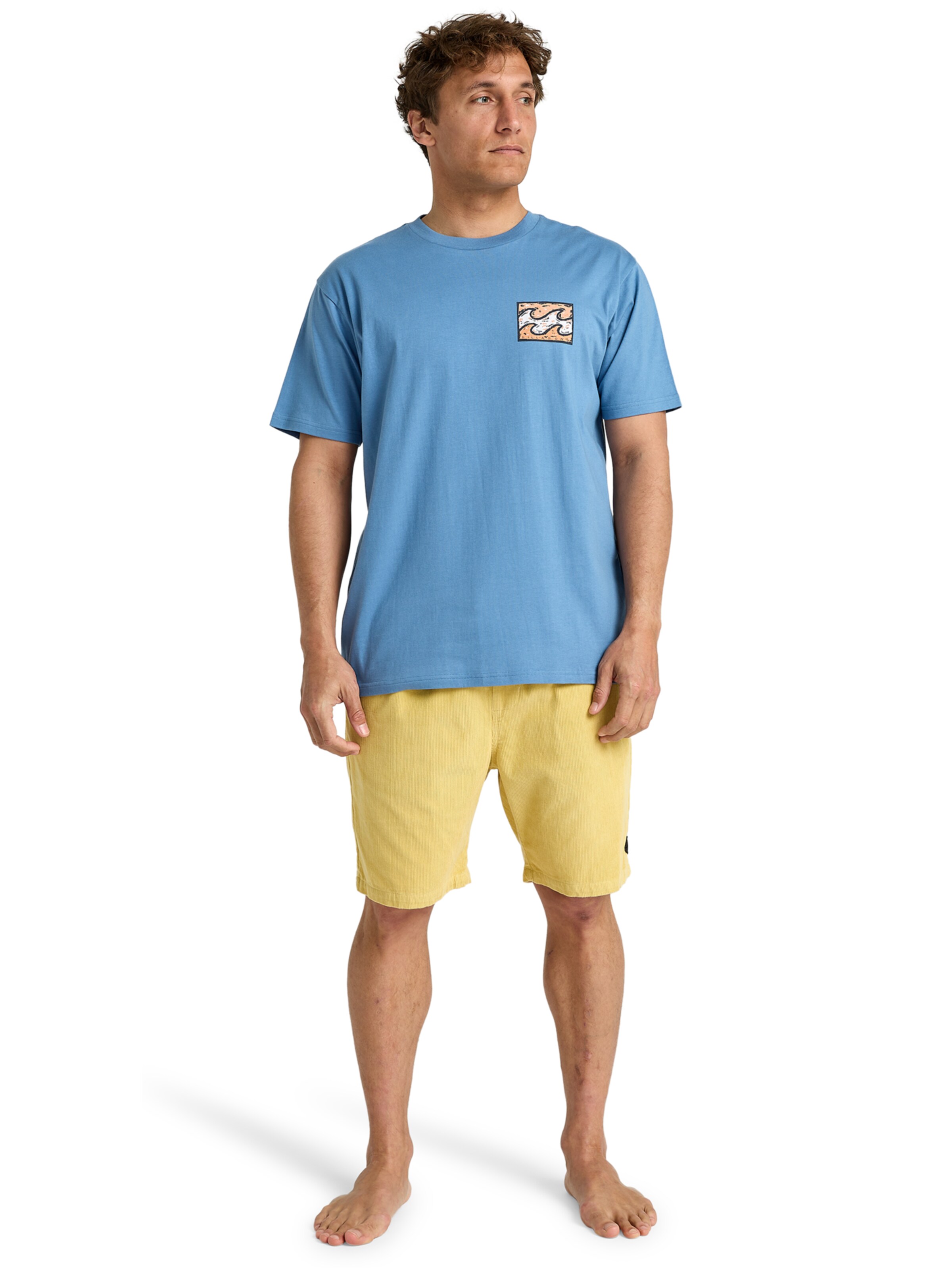 T-Shirt 'Crayon Wave' BILLABONG en bleu