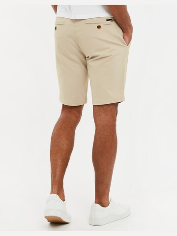 Threadbare Slimfit Lærredsbukser 'Northsea' i beige