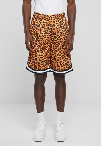 Loosefit Pantalon Urban Classics en orange : devant