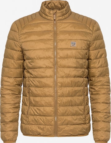 Carrera Jeans Outdoorjacke 'High-Neck' in Gelb: Vorderseite