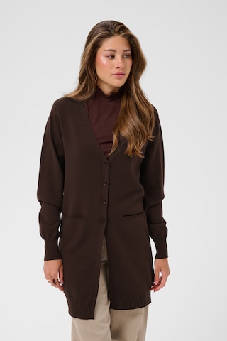 Cream Lang cardigan 'CRDela' i brun: forside