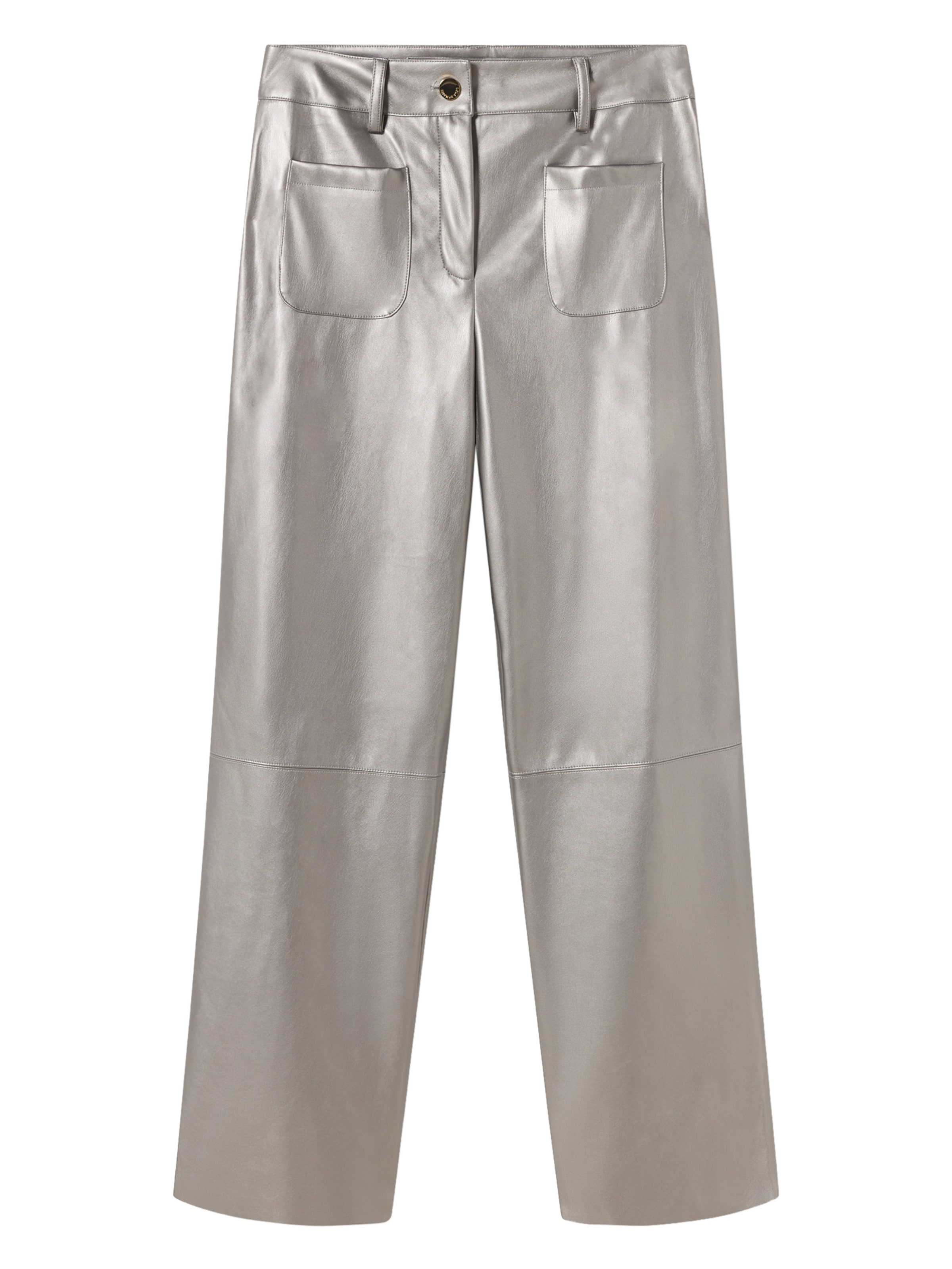 sudrabs Lola Casademunt Vaļīgs piegriezums Bikses: no priekšpuses