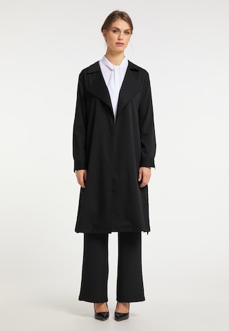 usha BLACK LABEL Between-Seasons Coat in Black