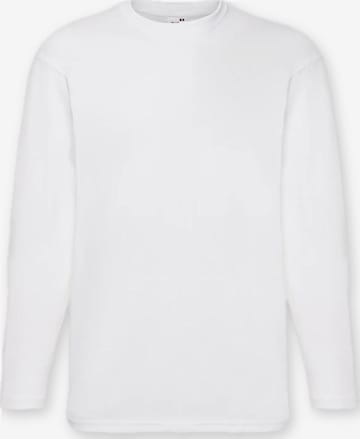 Sweat-shirt FRUIT OF THE LOOM en blanc : devant