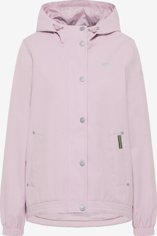 Veste fonctionnelle 'Yuka' Schmuddelwedda en rose : devant