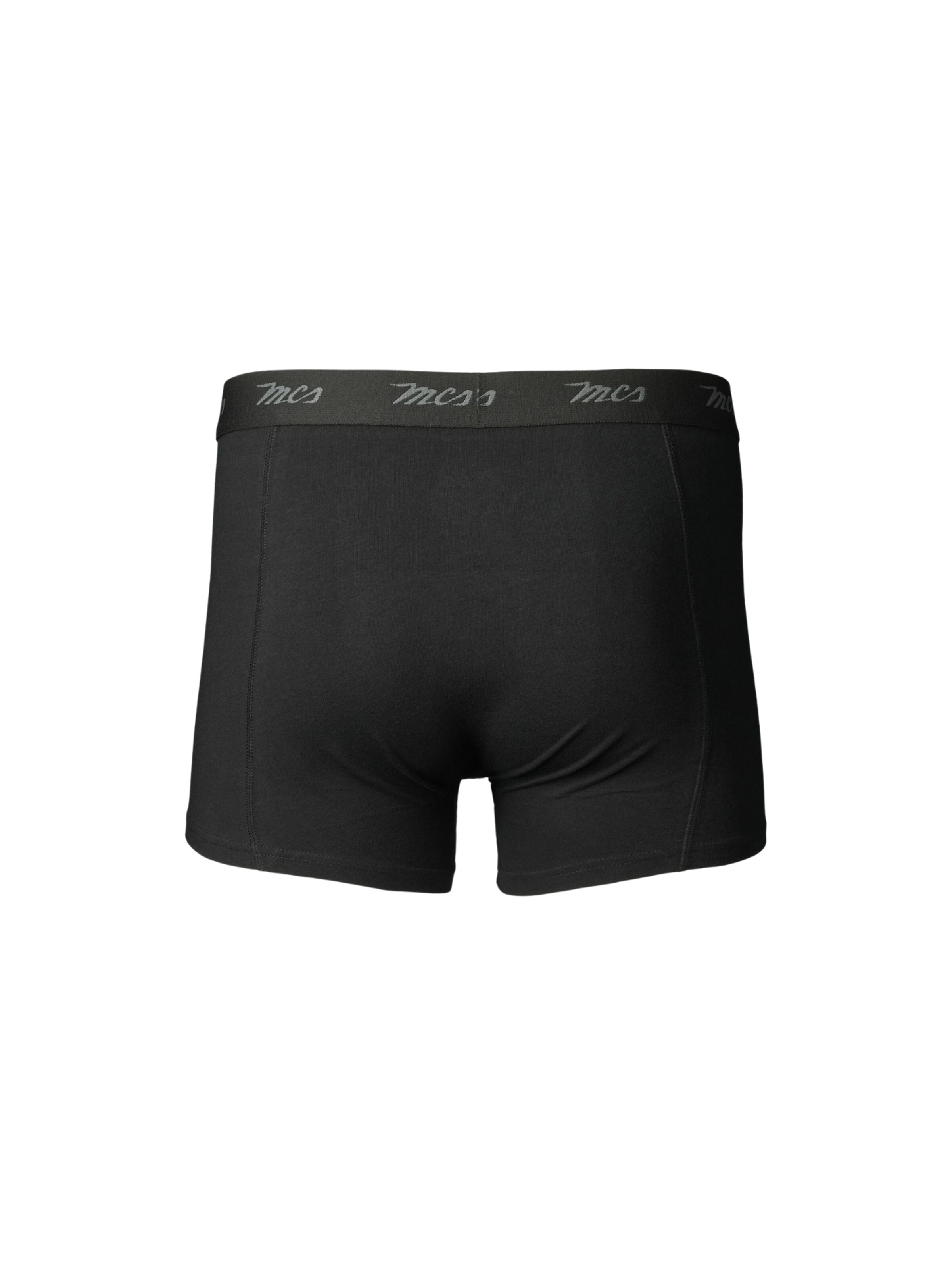 MCS Boxer shorts 'Grey' in Black