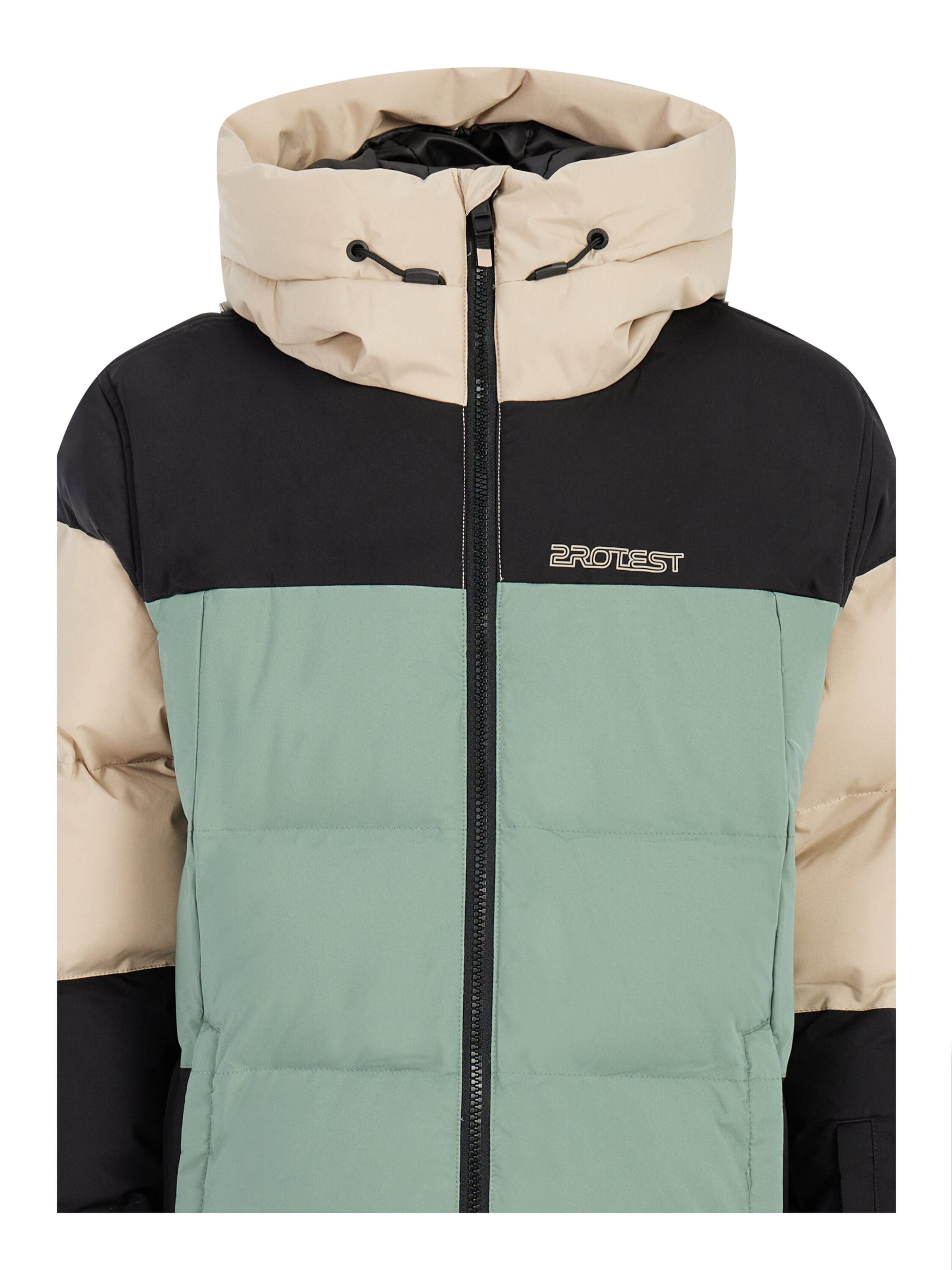 PROTEST Athletic Jacket 'PRTJustin JR' in Green