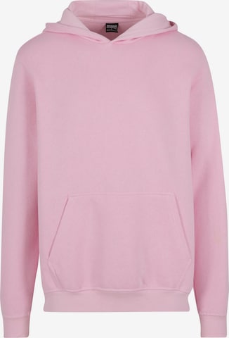 Sweat-shirt 'Essential' Urban Classics en rose : devant