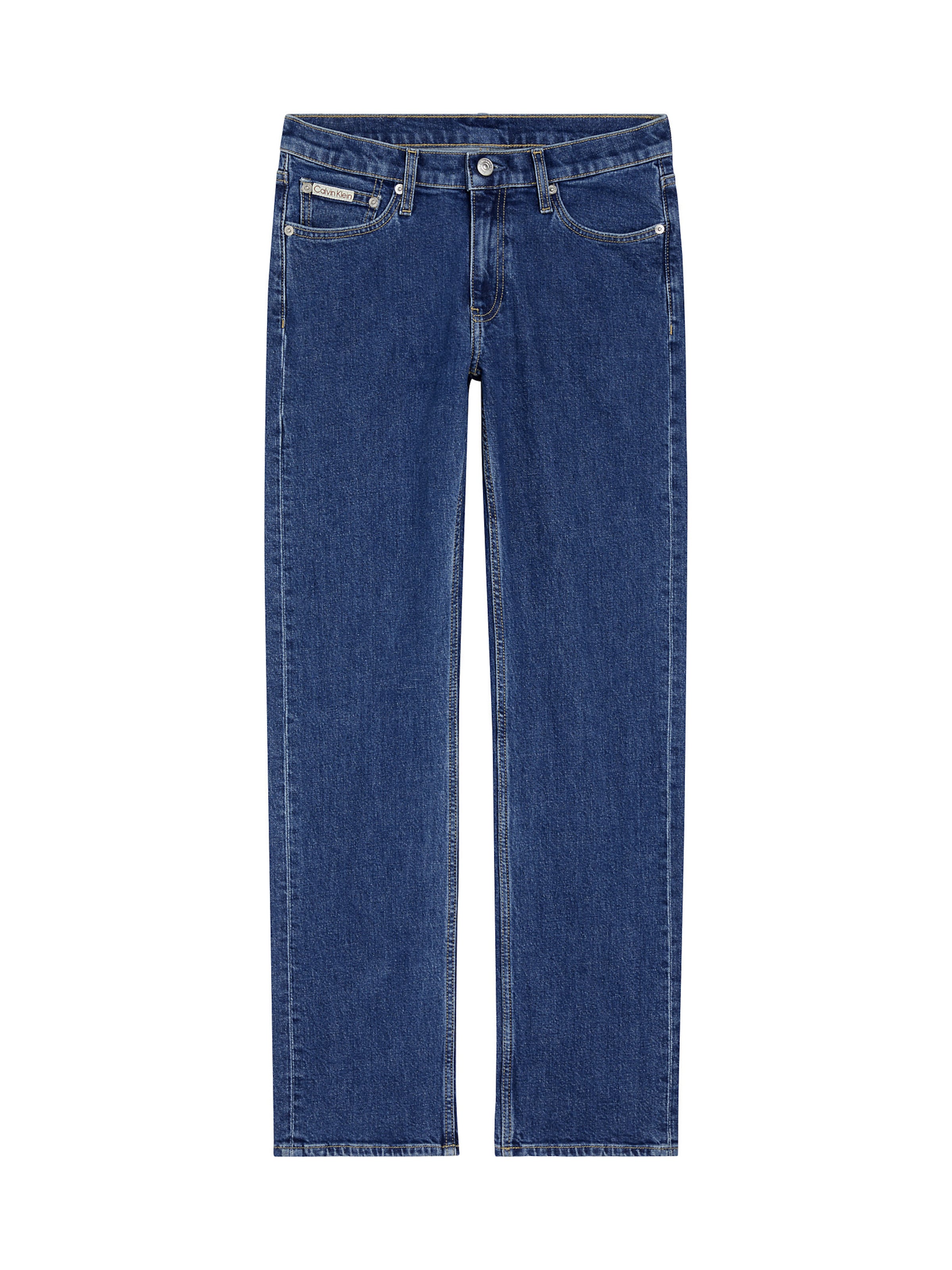 Calvin Klein Jeans Štandardný strih Džínsy - Modrá: predná strana