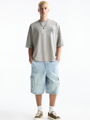 T-Shirt Pull&Bear en gris
