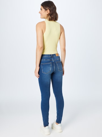 Noisy may Skinny Jeans 'Flurry' in Blauw