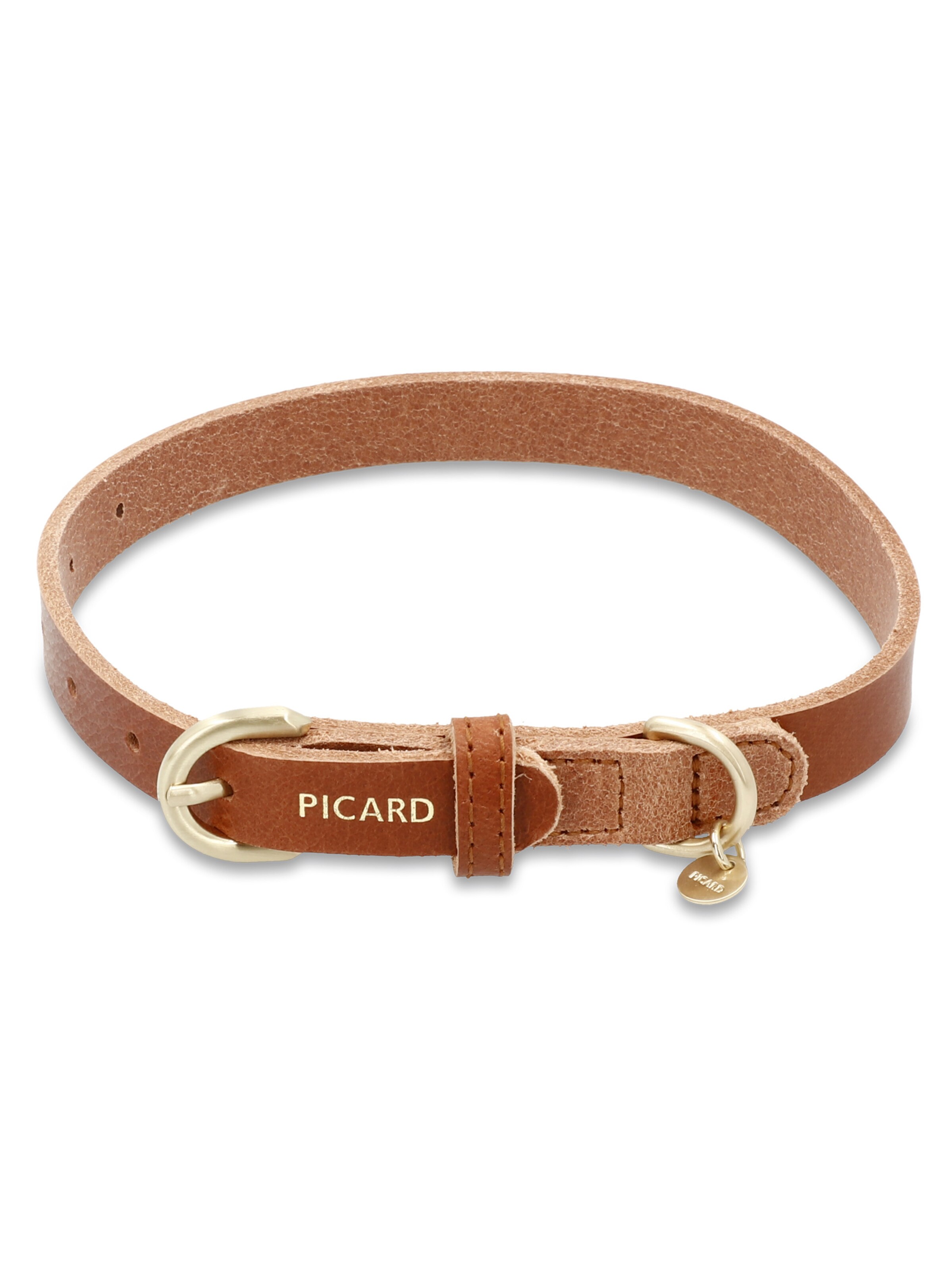 Picard Hundehalsband 'Susi' in Braun: Vorderseite