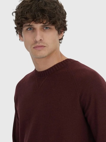 Ramsey Knit Cardigan in Red