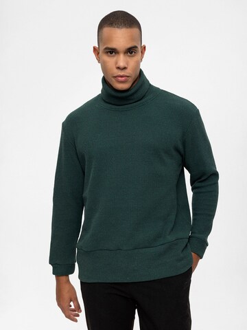 Pullover di Antioch in verde: frontale