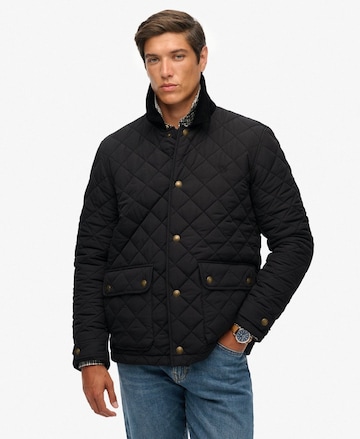 Veste mi-saison Superdry en noir : devant