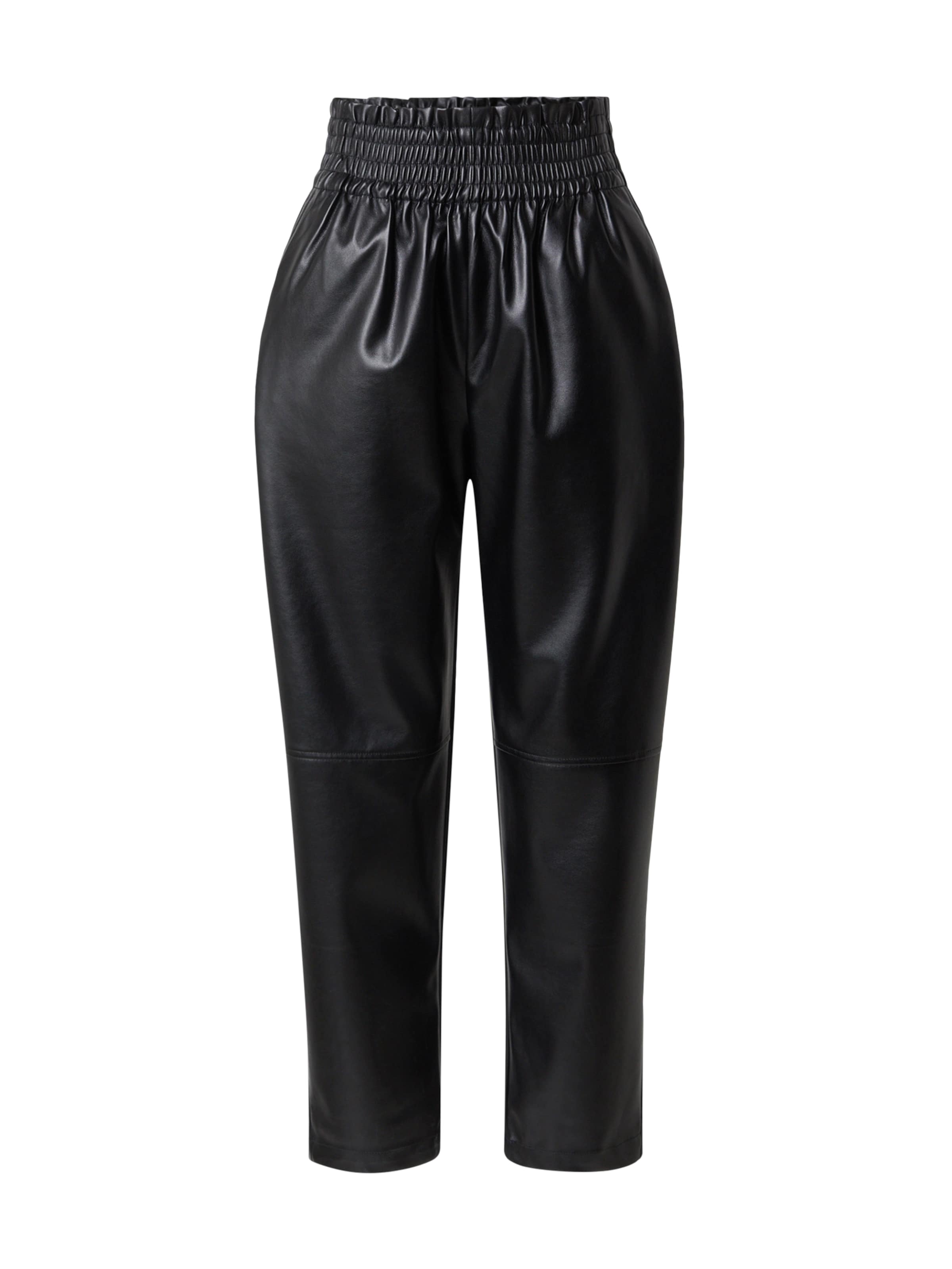 Regular Pantaloni 'Dorina' de la ABOUT YOU pe negru: față