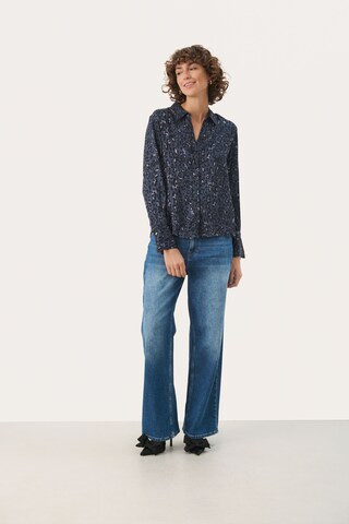 Part Two Bluse 'Maica' in Blau