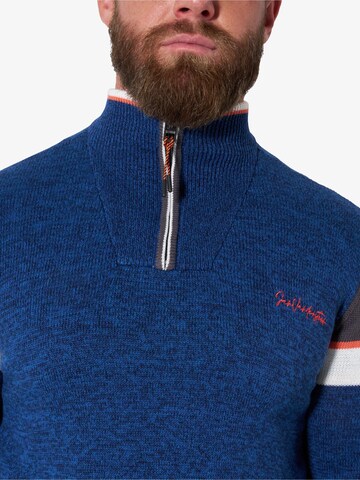 Jan Vanderstorm Pullover 'Bothi' in Blau