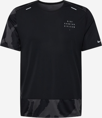 NIKE Funkční tričko 'RUN DVN RISE 365' – černá: přední strana