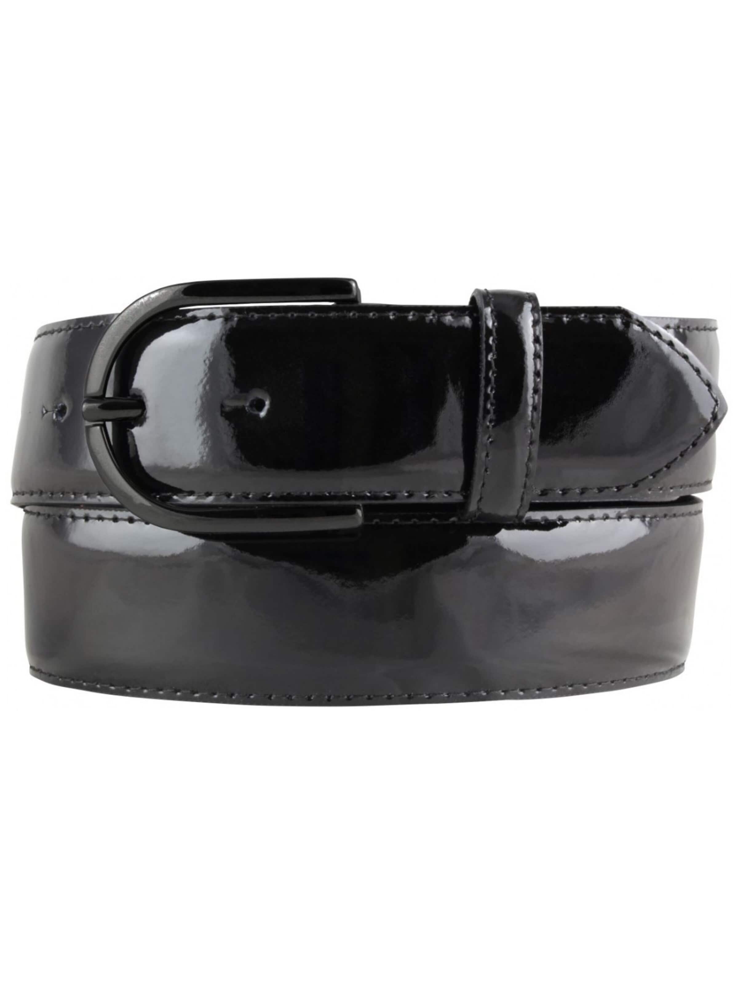 BELTINGER Belt 'Monzaa' in Black: front