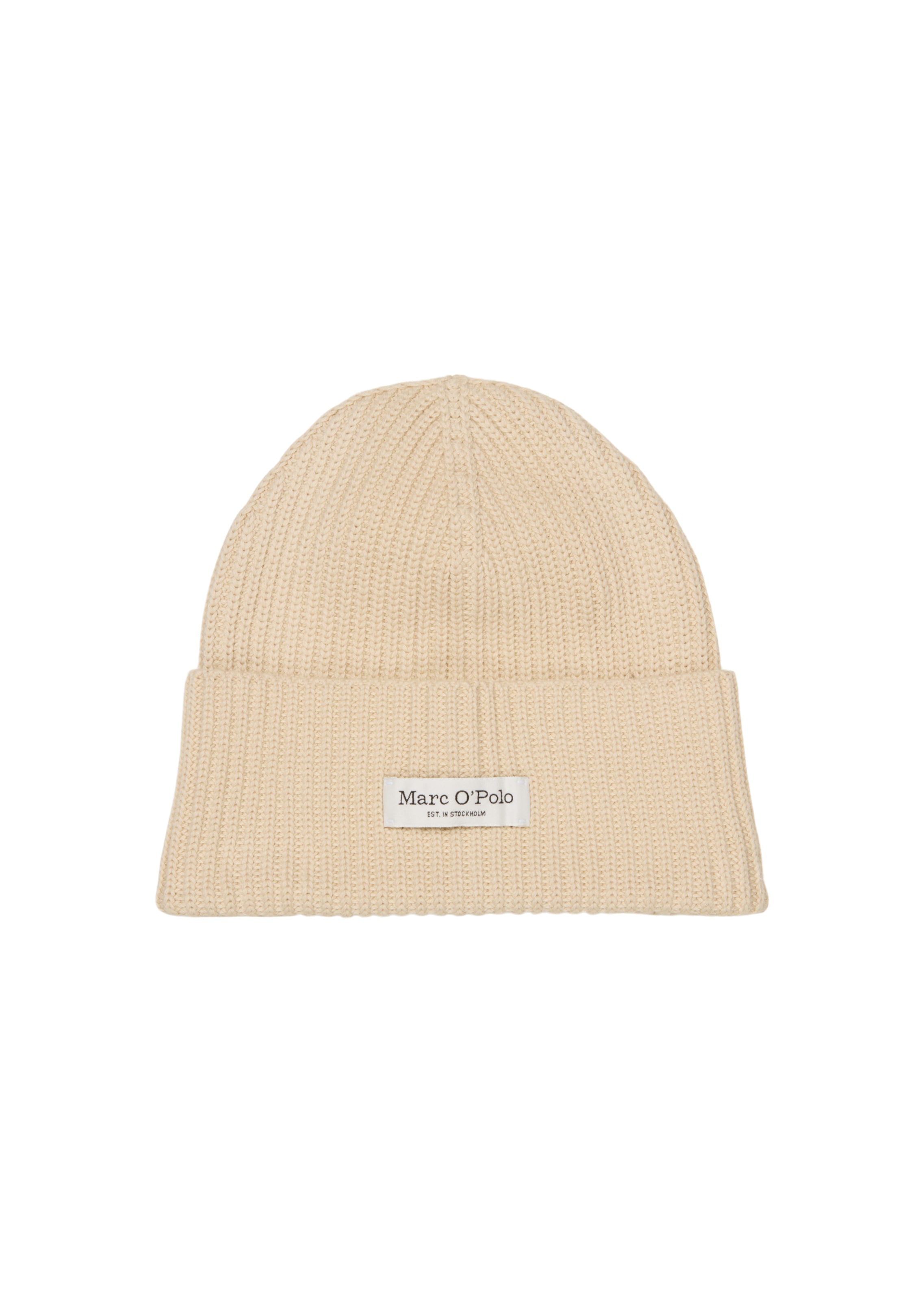 Marc O'Polo - Gorra en beige: frente
