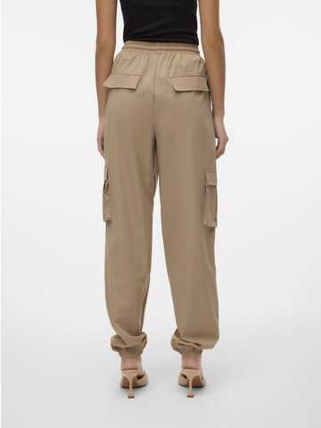 VERO MODA Loosefit Cargohose in Braun