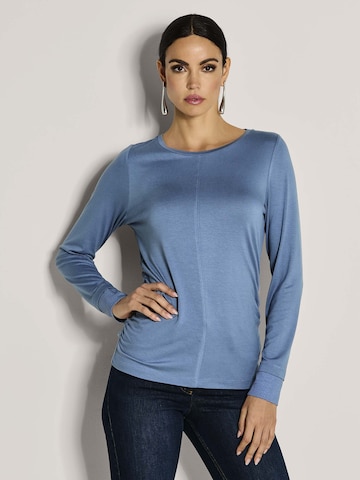T-shirt MADELEINE en bleu : devant