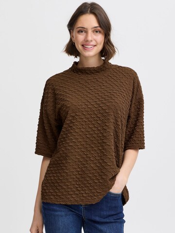 Fransa Blouse 'LAJLA BL 1' in Bruin: voorkant