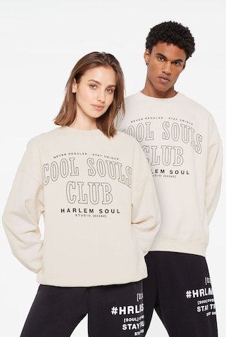 Harlem Soul Sweatshirt in Beige: predná strana