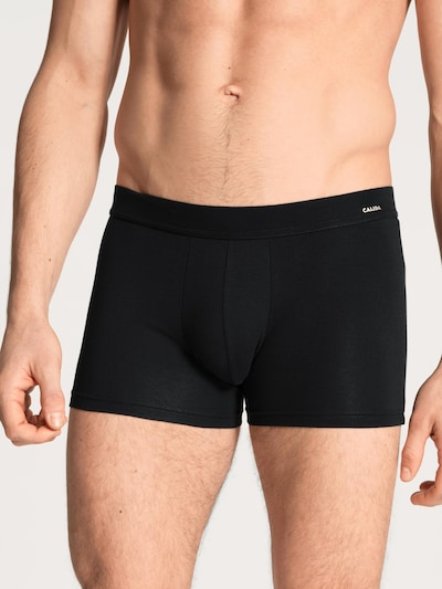 CALIDA Boxer shorts 'Cotton Code' in L in Black, Item view