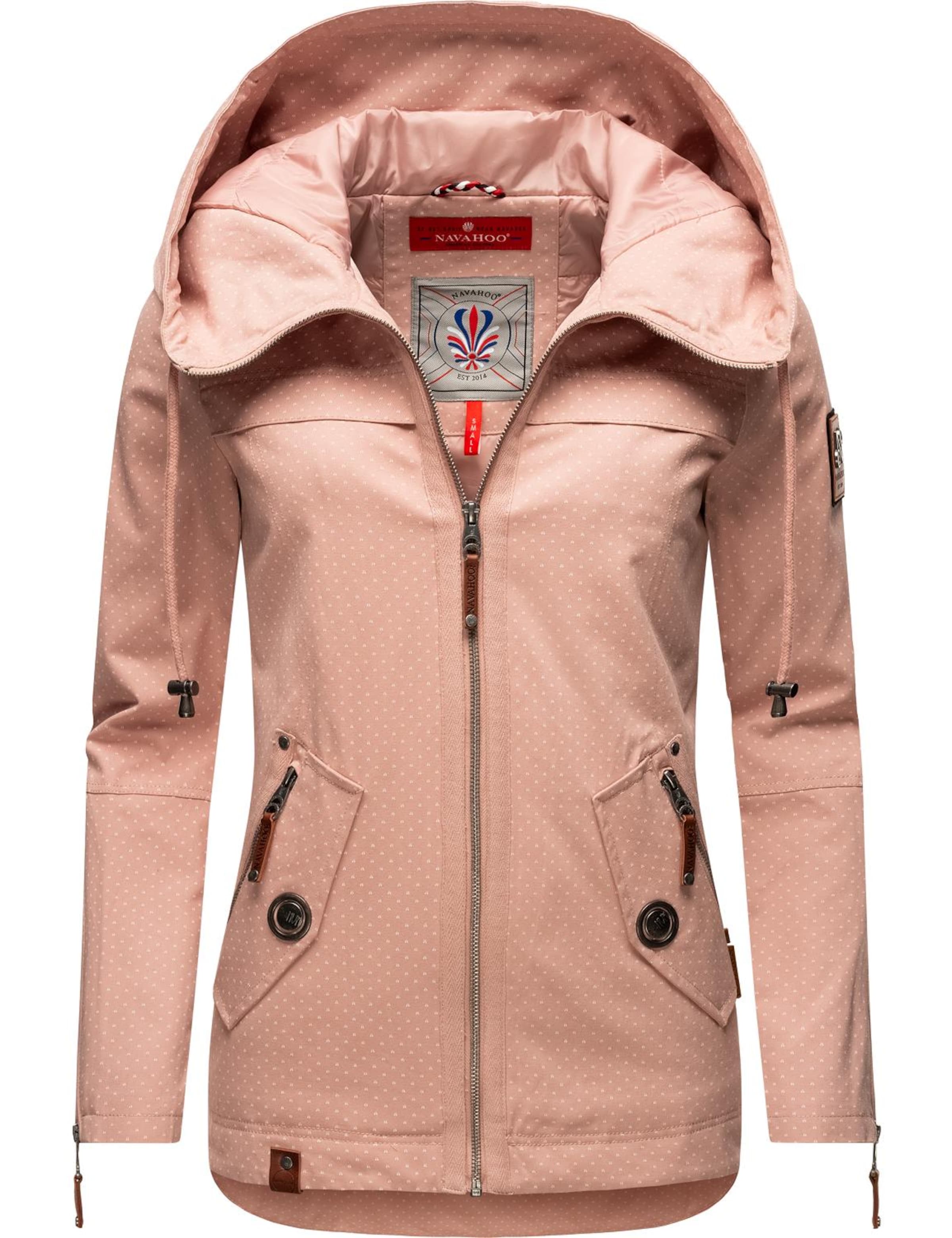 NAVAHOO Φθινοπωρινό και ανοιξιάτικο μπουφάν 'Wekoo' σε ροζ