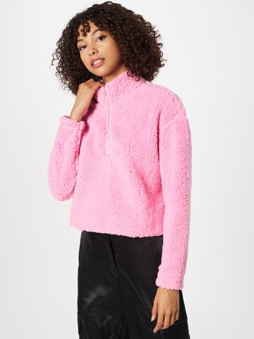 PIECES Sweter 'FERNA' w kolorze różowy: przód